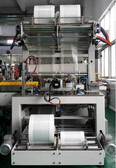 Shirk wrapping machine